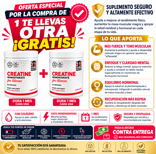 Creatina Aumenta Gluteos y Piernas